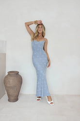 Summer Abroad Maxi Dress Blue